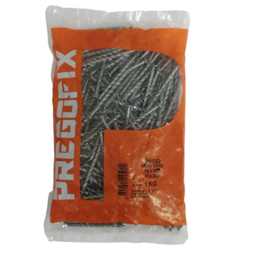 Prego Ardox Com Cabeça Polido Pregofix Medida 17 X 21