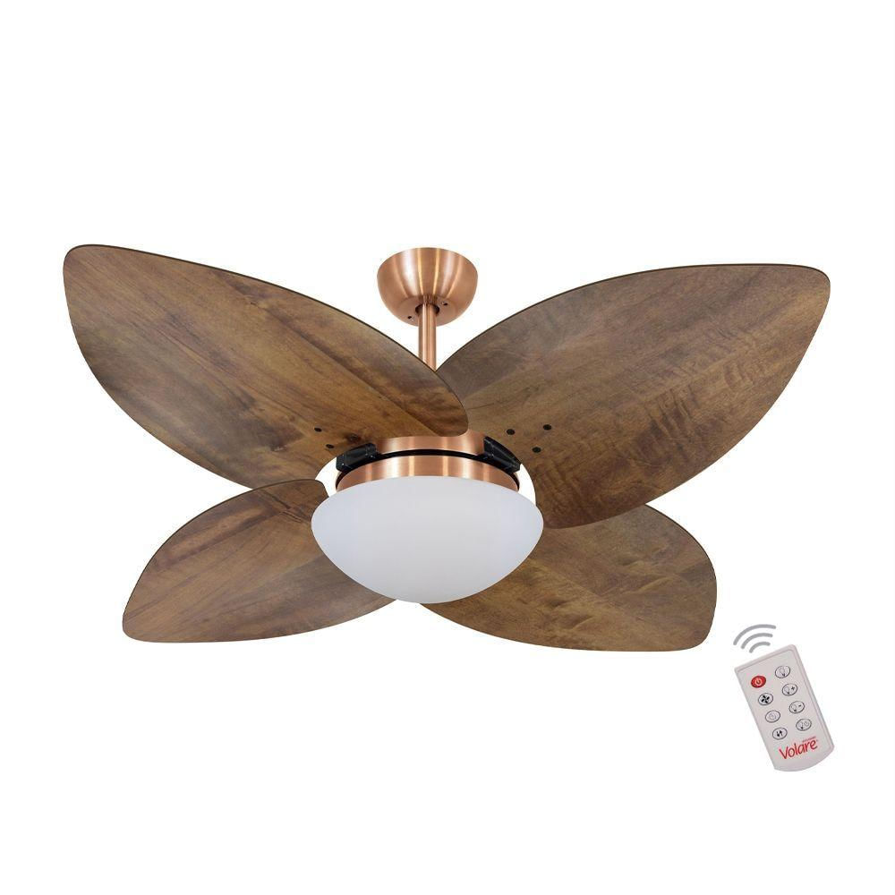 Ventilador De Teto 4 Pás Rádica 220V C/ Controle