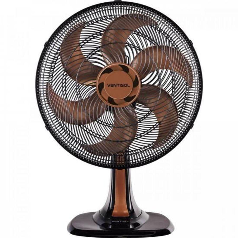 Ventilador De Mesa Ventisol Turbo 6 40cm Bronze 220v f002