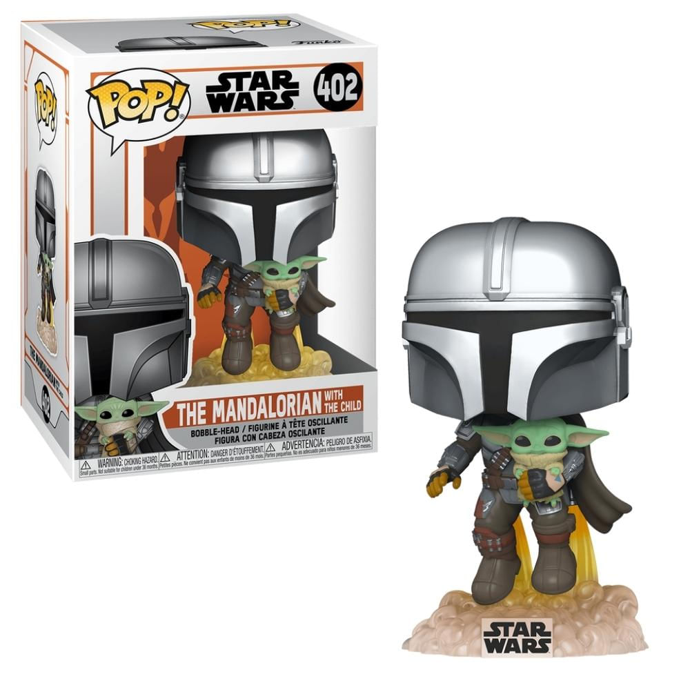 Boneco Funko Pop! SW The Mandalorian Flying With Jet Pack