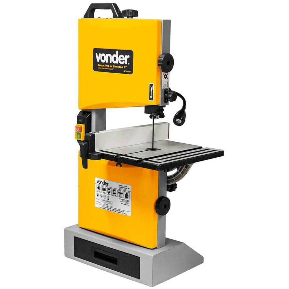 Serra Fita de Bancada 9" Vonder 220V para Cortes Retos SFV 090 Marcenaria Carpintaria