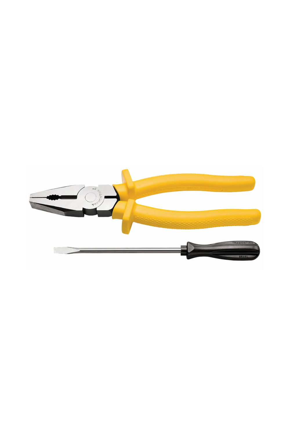 Kit Chave de Fenda e Alicate Universal Tramotina 8"