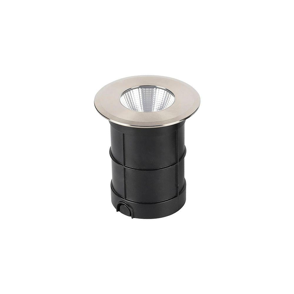 Embutido De Solo Led Taschibra Thin 3w Bivolt Prata 3000k Luz Amarela 15090369