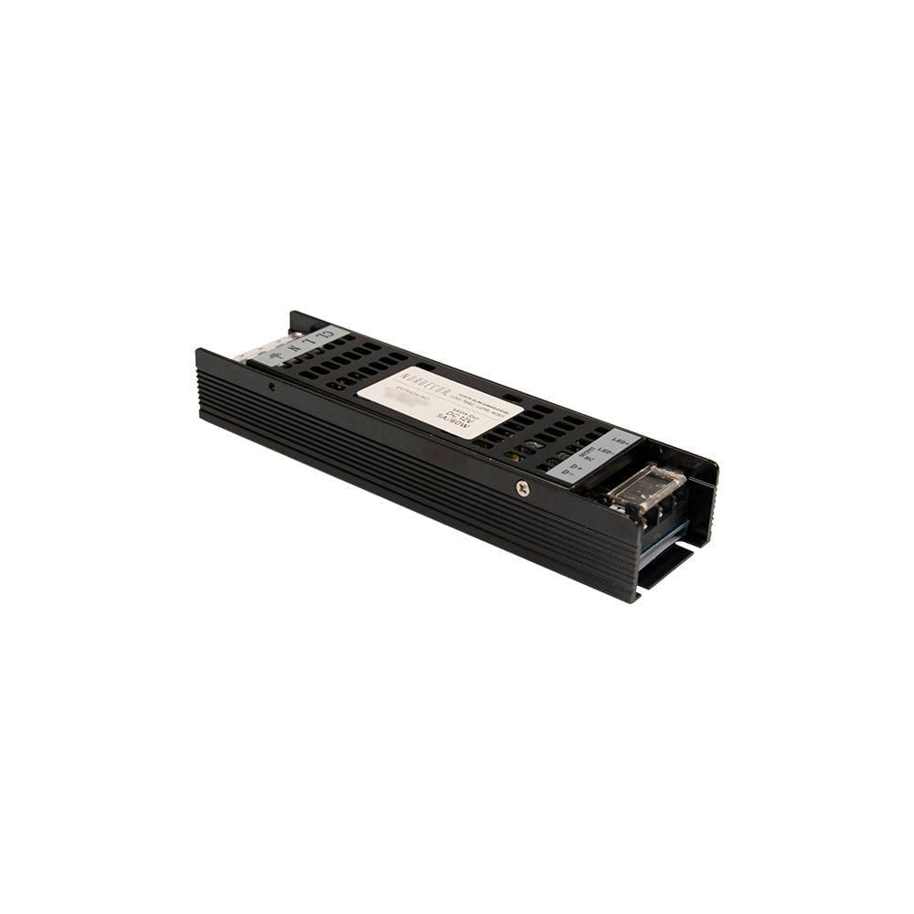 Fonte De Alimentação Chaveada Nordecor Dimerizável 12v 5a - 60w 127v Unica 7102