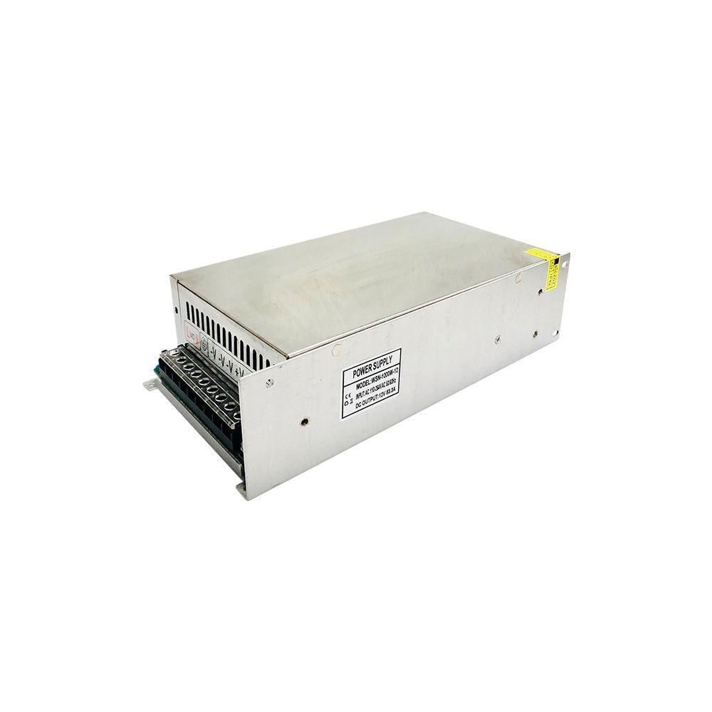 Fonte De Alimentação Chaveada Nordecor Com Cooler 12v 84a - 1000w Bivolt Unica 7236