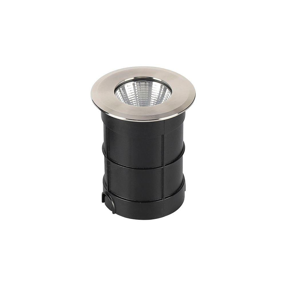 Embutido De Solo Led Taschibra Thin 6w Bivolt Prata 3000k Luz Amarela 15090371