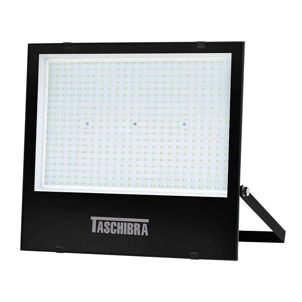 Refletor Taschibra Tr Led 500w Preto Bivolt 6500k Luz Branca 15030110-02