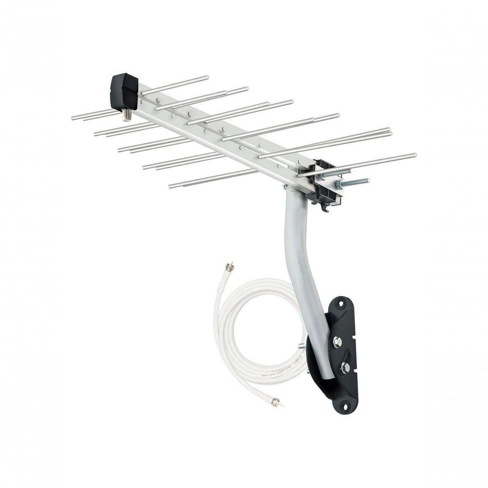 Antena Externa Aquario Log Para Tv 20 Elementos - Lu-20 Plus