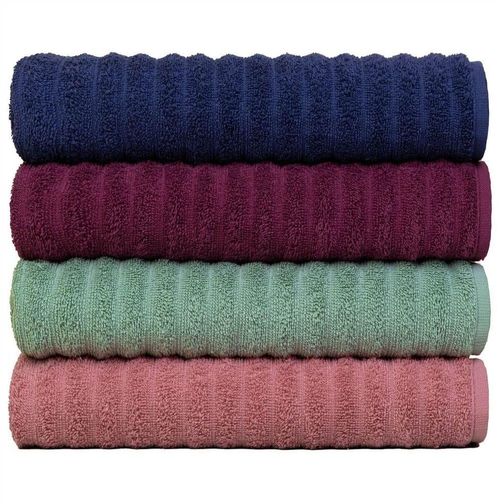 Kit Com 4 Toalhas Banhão Fio Penteado Extra Macia - Soft