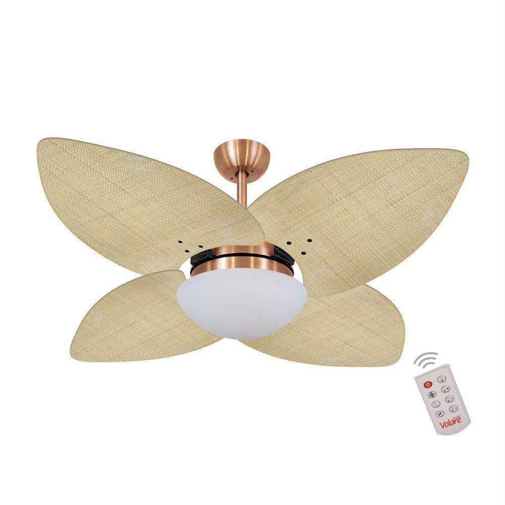 Ventilador De Teto 4 Pés Palmae  220v C/ Controle