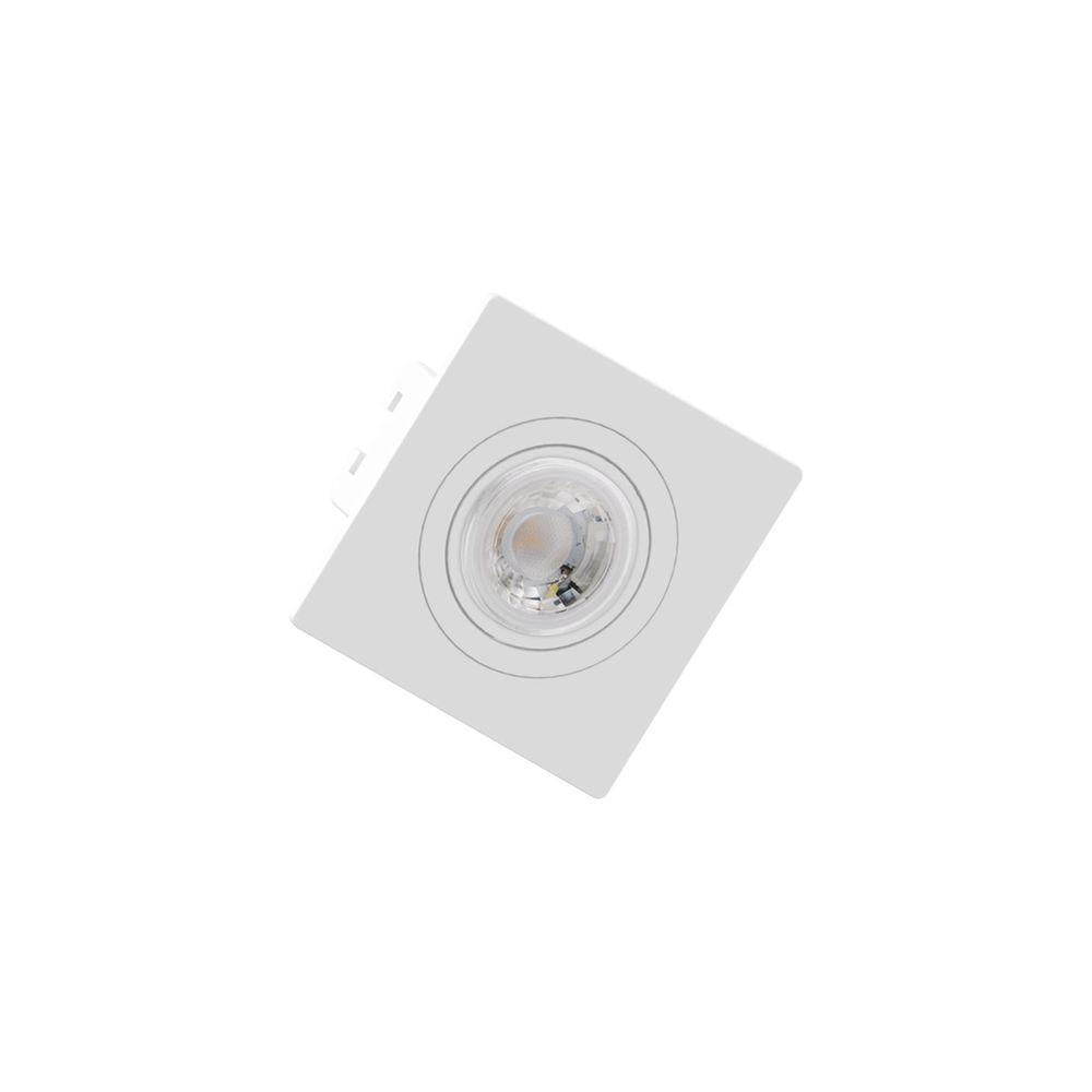 Embutido Mini Dicróica Mr11 Face Plana Branco