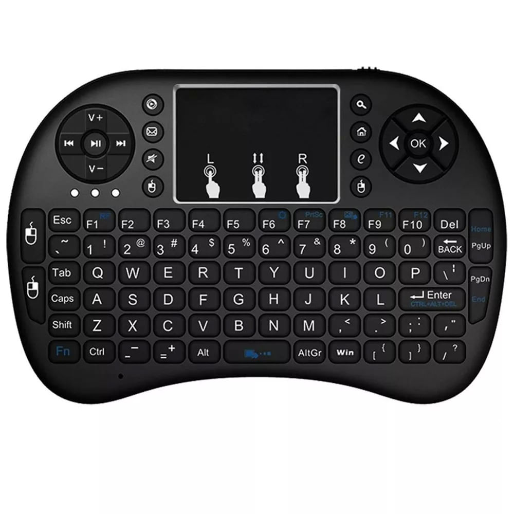 Mini Teclado Sem Fio Touchpad Sem Fio Usb Smart Tv Ps3 Xbox ols