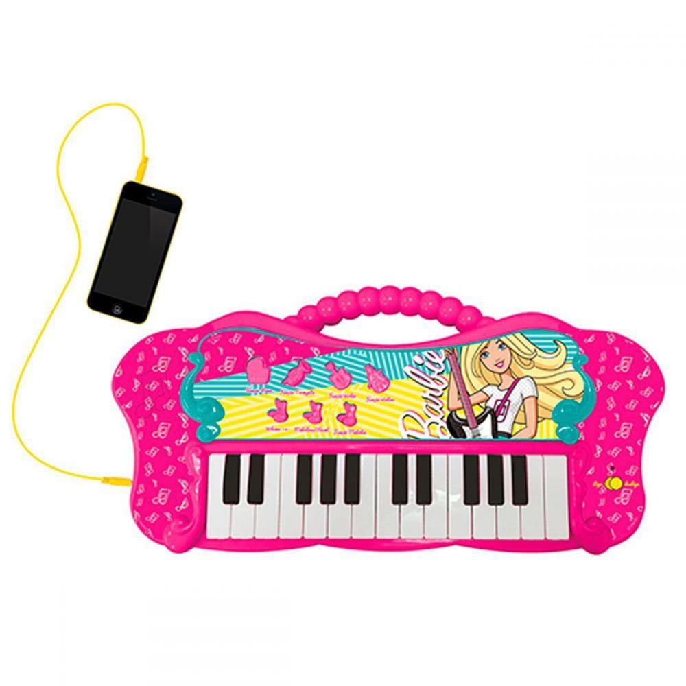 Teclado Fabuloso da Barbie com MP3 - Fun F00046