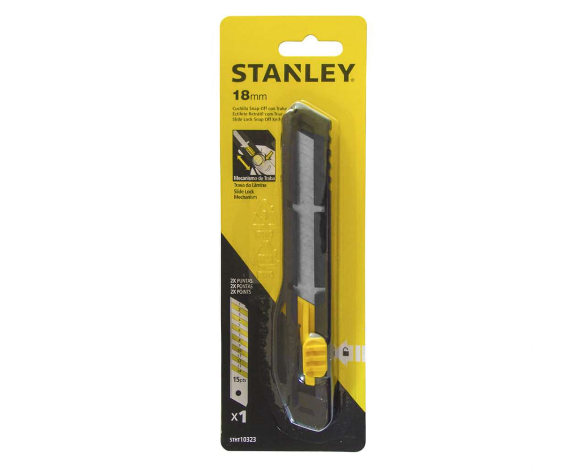 Estilete Stanley Retratil 18Mm 10323-840