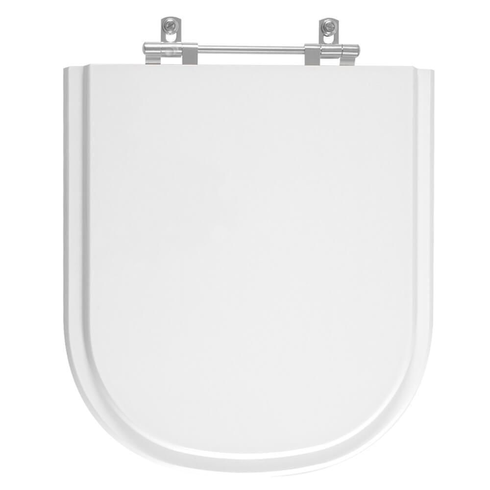 Tampa De Vaso Poliéster Vogue Plus Branco Para Bacia Deca 6lpf