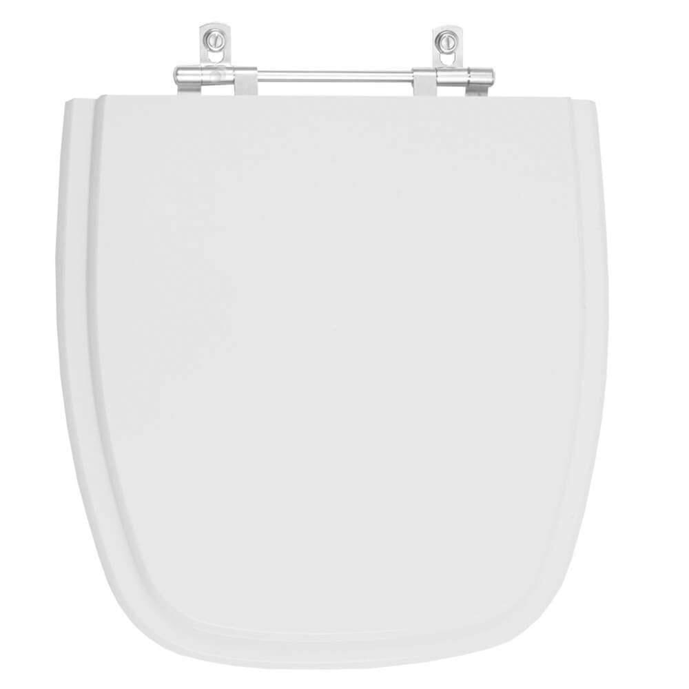 Tampa De Vaso Poliester Fit Cinza Claro Para Bacia Celite