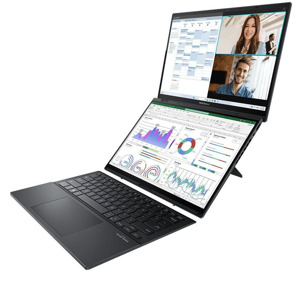 Zenbook Duo 14 Intel Core Ultra 9 285h Placa Arc Graphics Tela 14' Touch Ssd 1tb Nvme Ram 32gb Asus