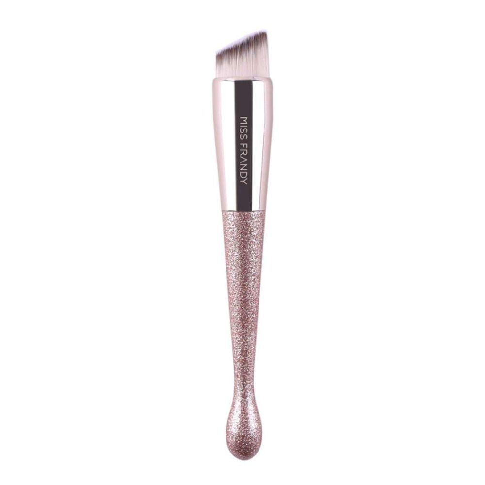 Pincel Kabuki Chanfrado Glam G81205 | Miss Frandy | Aplicação Leve E Acabamento Natural