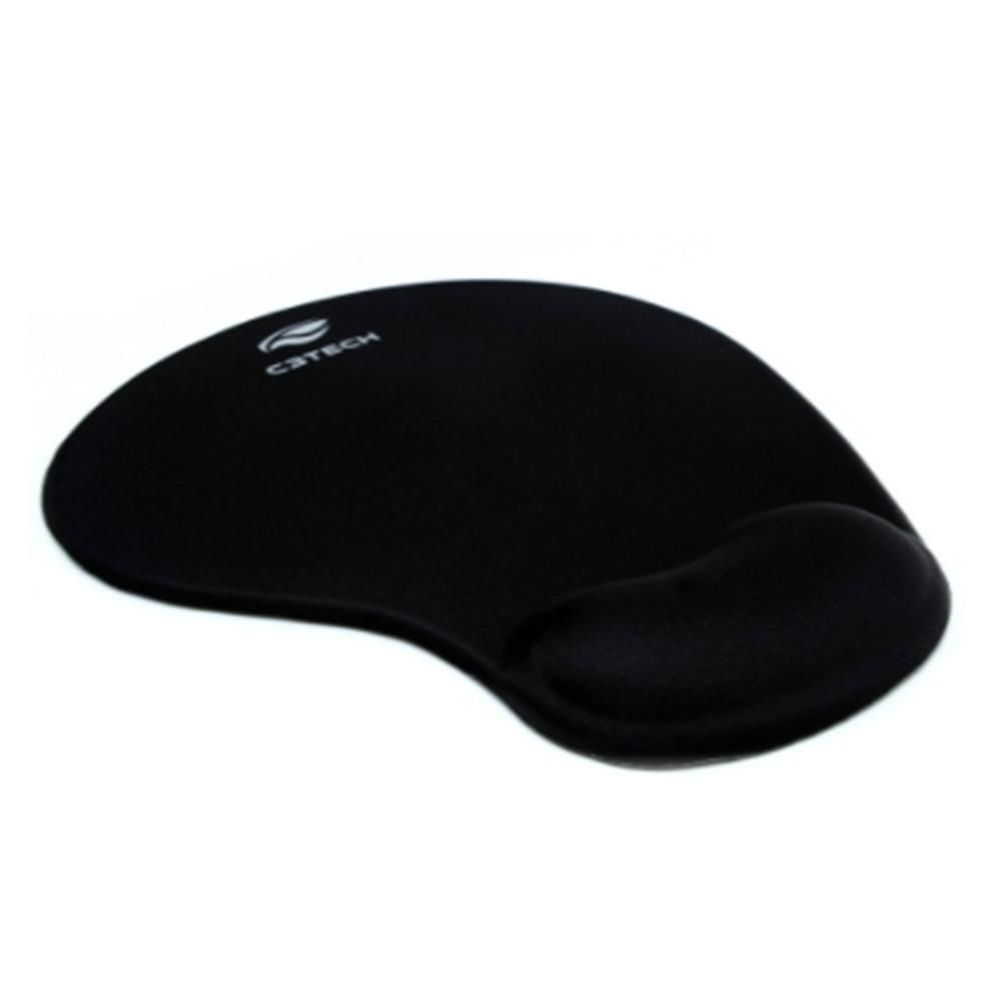 Mouse Pad Gel Com Apoio De Punho Em Gel Pra Mauser Preto