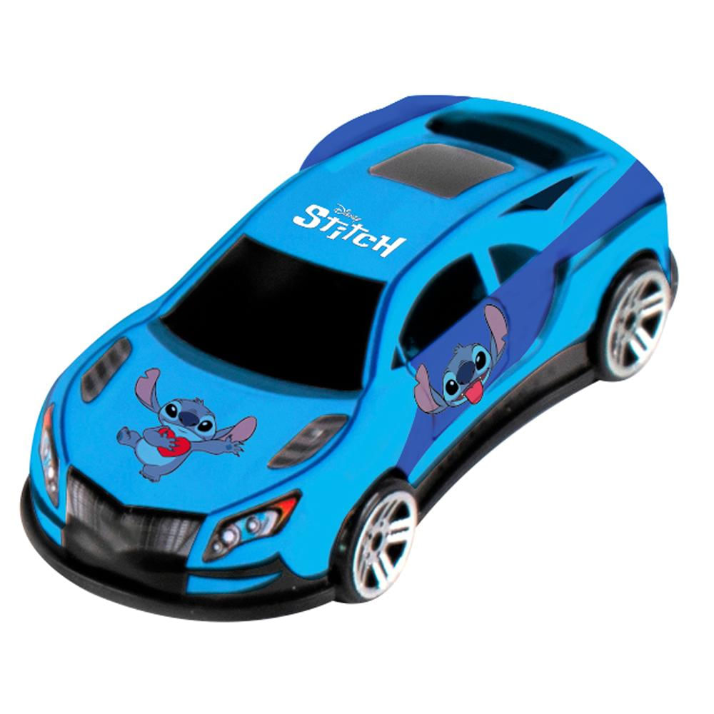 Mini Carrinho Pull Back Stitch Azul