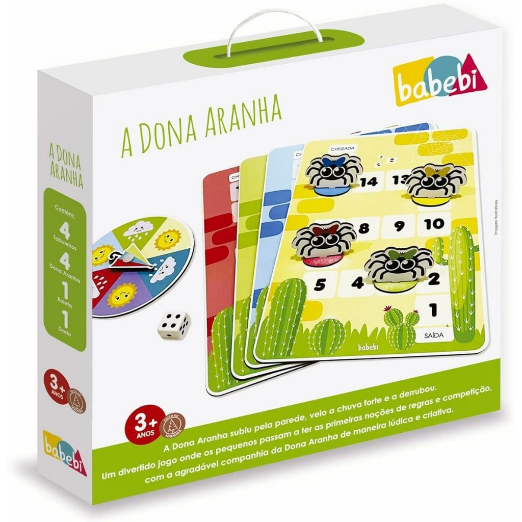Jogo de Tabuleiro - A Dona Aranha - 6067 - Babebi
