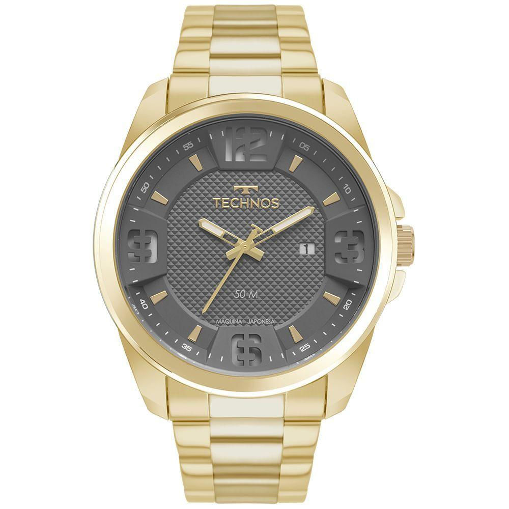 Relógio Technos Masculino Militar Dourado - 2117lef/1f 2117lef/1f