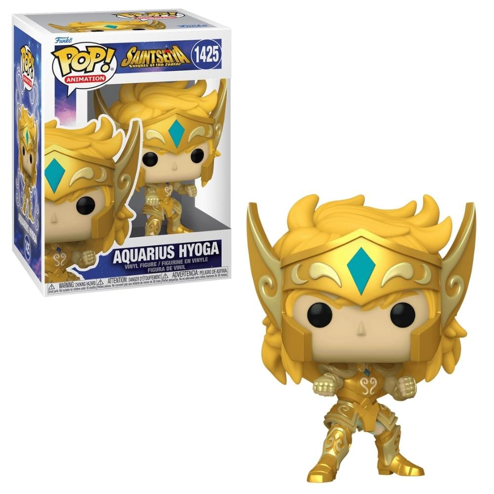 Boneco Funko Pop! Os Cavaleiros do Zodíaco Hyoga de Aquário