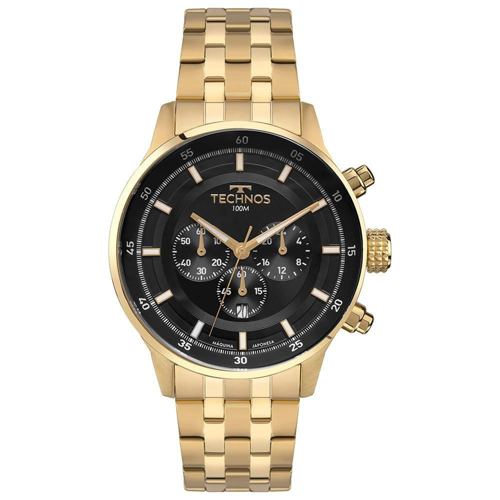 Relógio Technos Masculino Grandtech Dourado - Os2aca/1p Os2aca/1p
