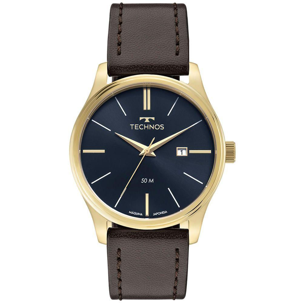 Relógio Technos Masculino Steel Dourado - 2115tvs/0a 2115tvs/0a