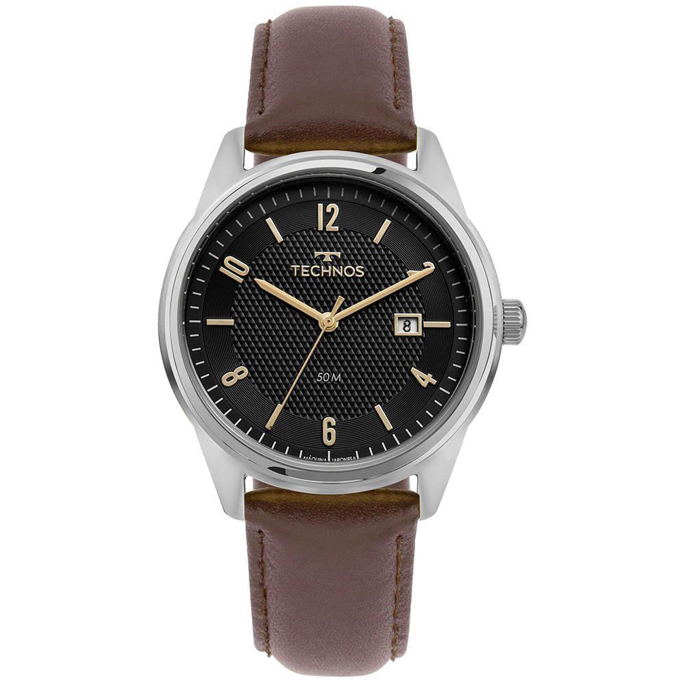 Relógio Technos Masculino Steel Prata - 2115tza/0p 2115tza/0p