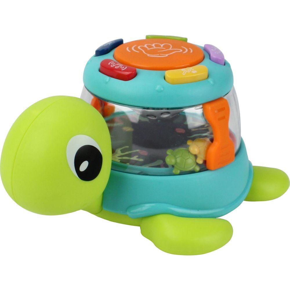 Tambor Musical Tartaruga Verde - BBR Toys