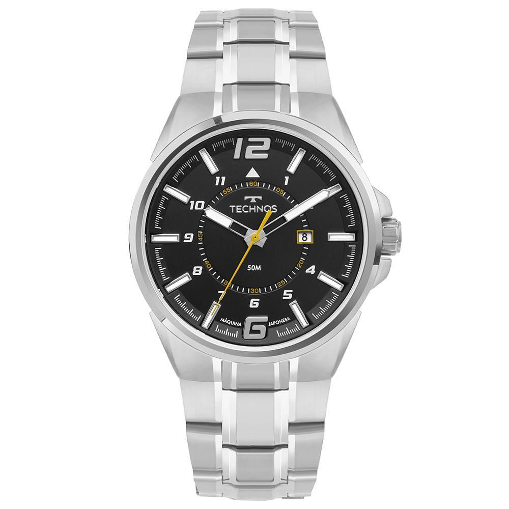 Relógio Technos Masculino Skymaster Prata - 2115tzt/1p
