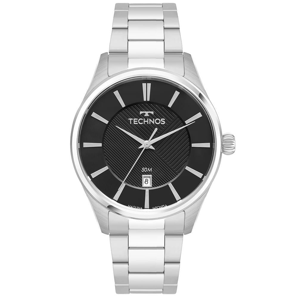 Relógio Technos Masculino Executive Prata - 2115txr/1p