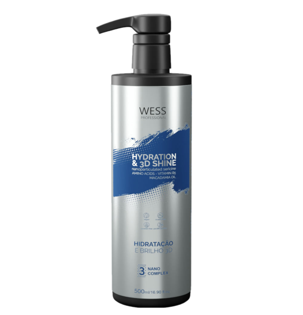 Wess Nano Selagem Hidratante Passo 3 - 500ml