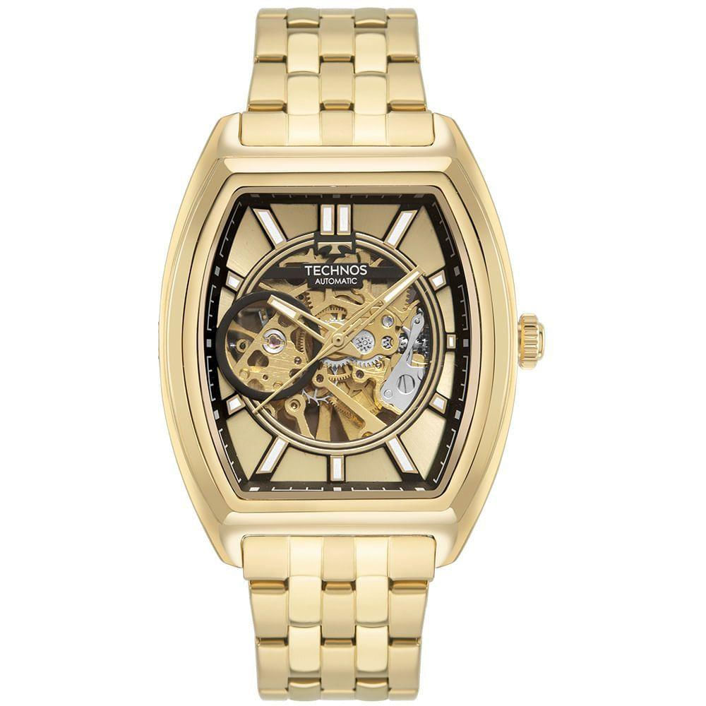 Relógio Technos Masculino Automatico Dourado - G3265ac/1d G3265ac/1d