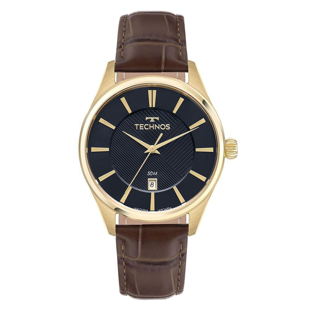 Relógio Technos Masculino Executive Dourado - 2115txt/0a