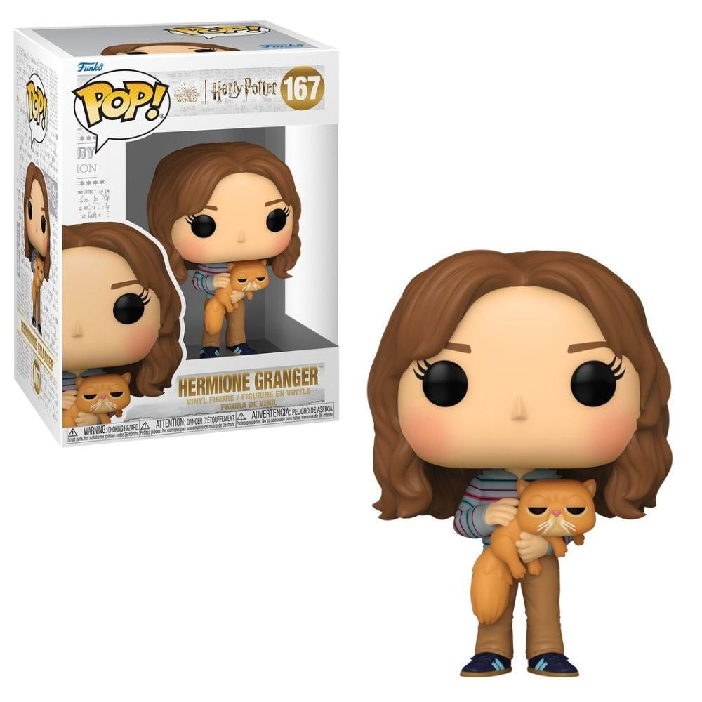 Boneco Funko POP! Harry Potter Hermione With Crookshanks