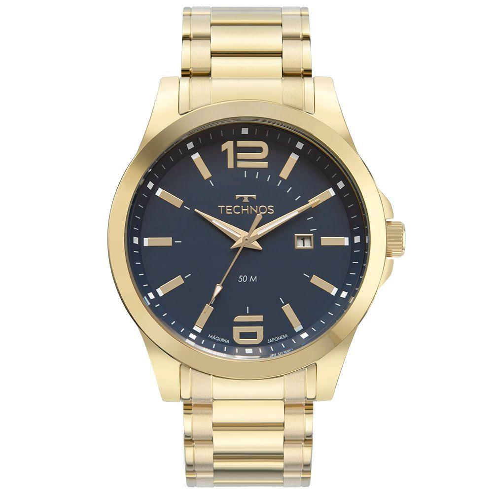 Relógio Technos Masculino Racer Dourado - 2115mzv/1a 2115mzv/1a