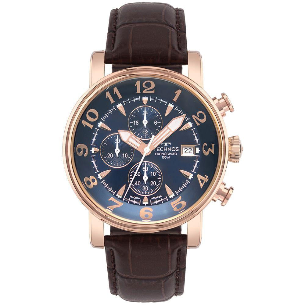 Relógio Technos Masculino Grandtech Rosé - Js15enc/0a Js15enc/0a