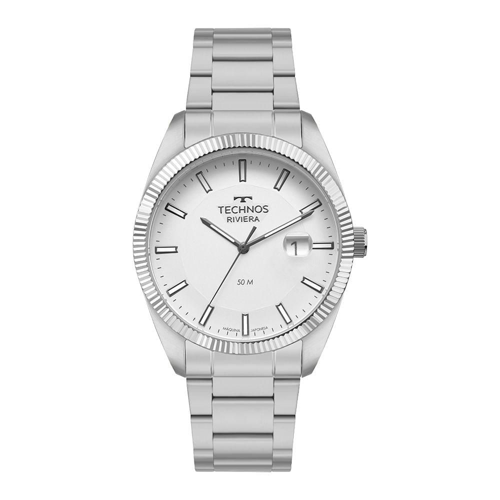 Relógio Technos Masculino Riviera Prata - 2317ah/1k 2317ah/1k