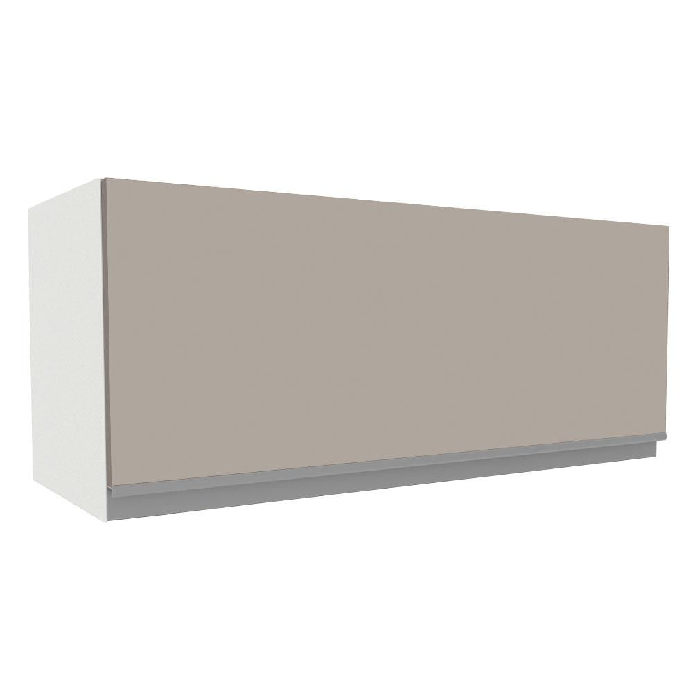 Armário de Cozinha Aéreo Madesa Glamy 1 Porta Suspensa Branco/Crema Glamy Madesa