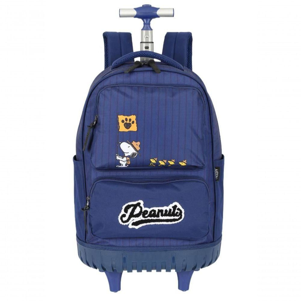 Mochilete Com Carrinho Azul - Unico Azul