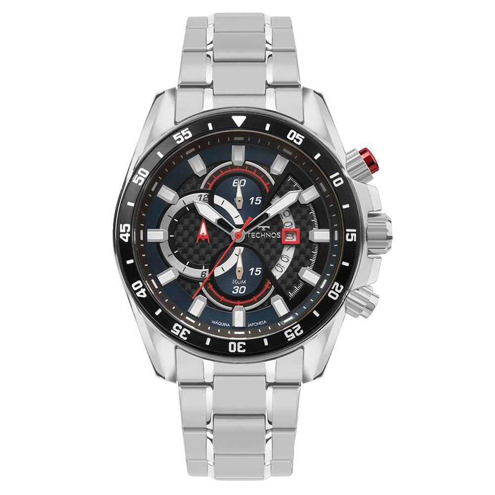 Relógio Technos Masculino Ts Carbon Bicolor - Os1abo/1a