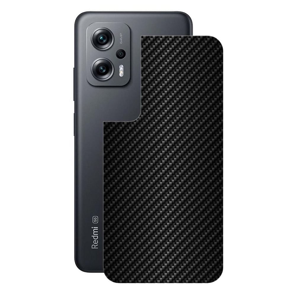Película para Xiaomi Poco X4 GT - Traseira de Fibra de Carbono Preta - Gshield