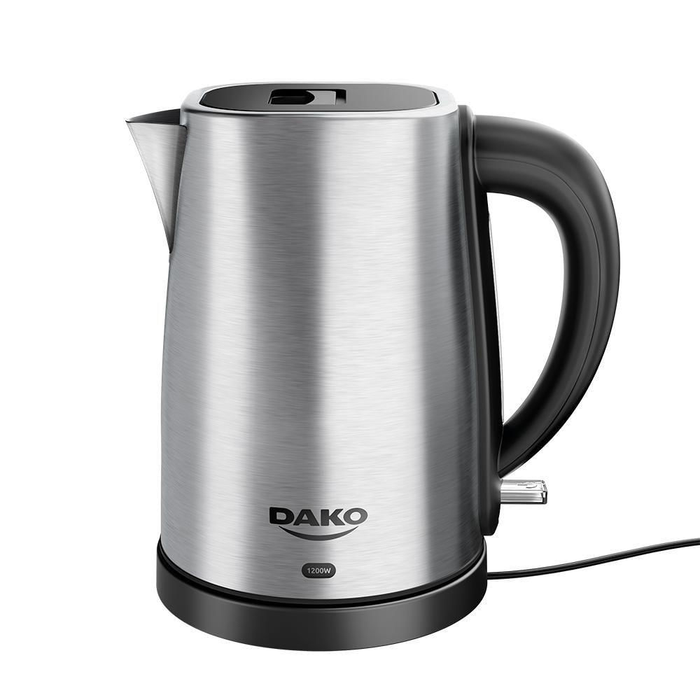 Chaleira Elétrica Dako 1,7L 1200w Em Inox 110V