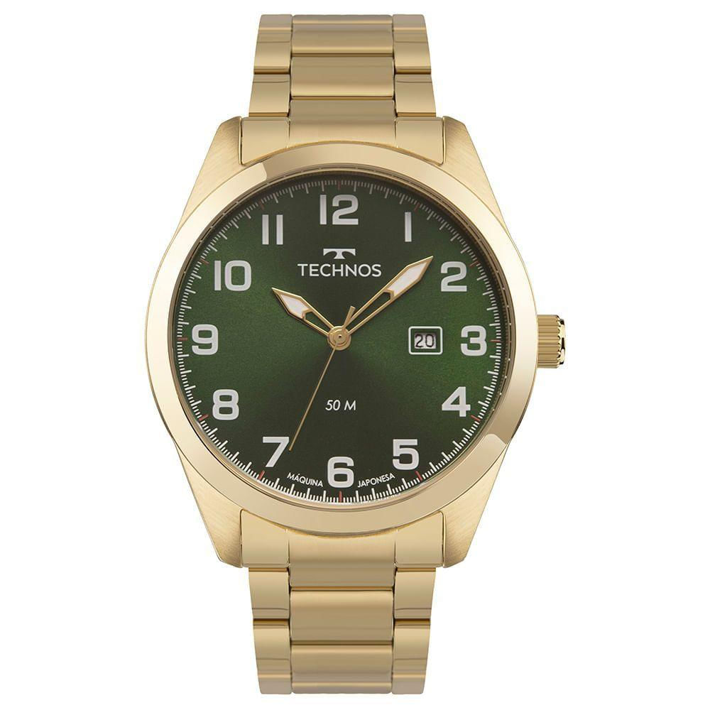 Relógio Technos Masculino Militar Dourado - 2115tyo/1v