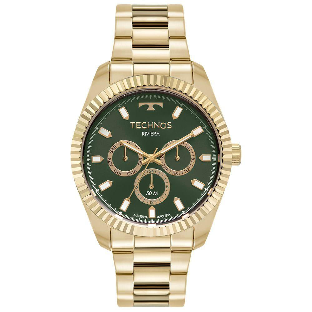 Relógio Technos Masculino Riviera Dourado - 6p79bz/1v 6p79bz/1v