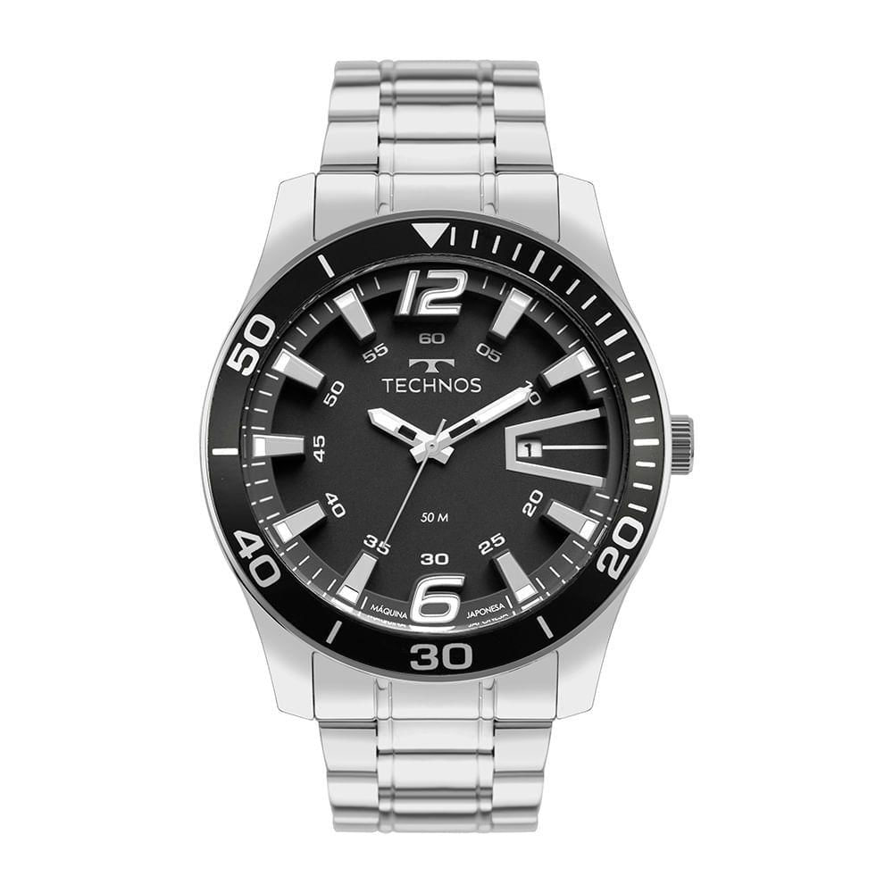 Relógio Technos Masculino Racer Premium Prata - 2115txa/1p 2115txa/1p