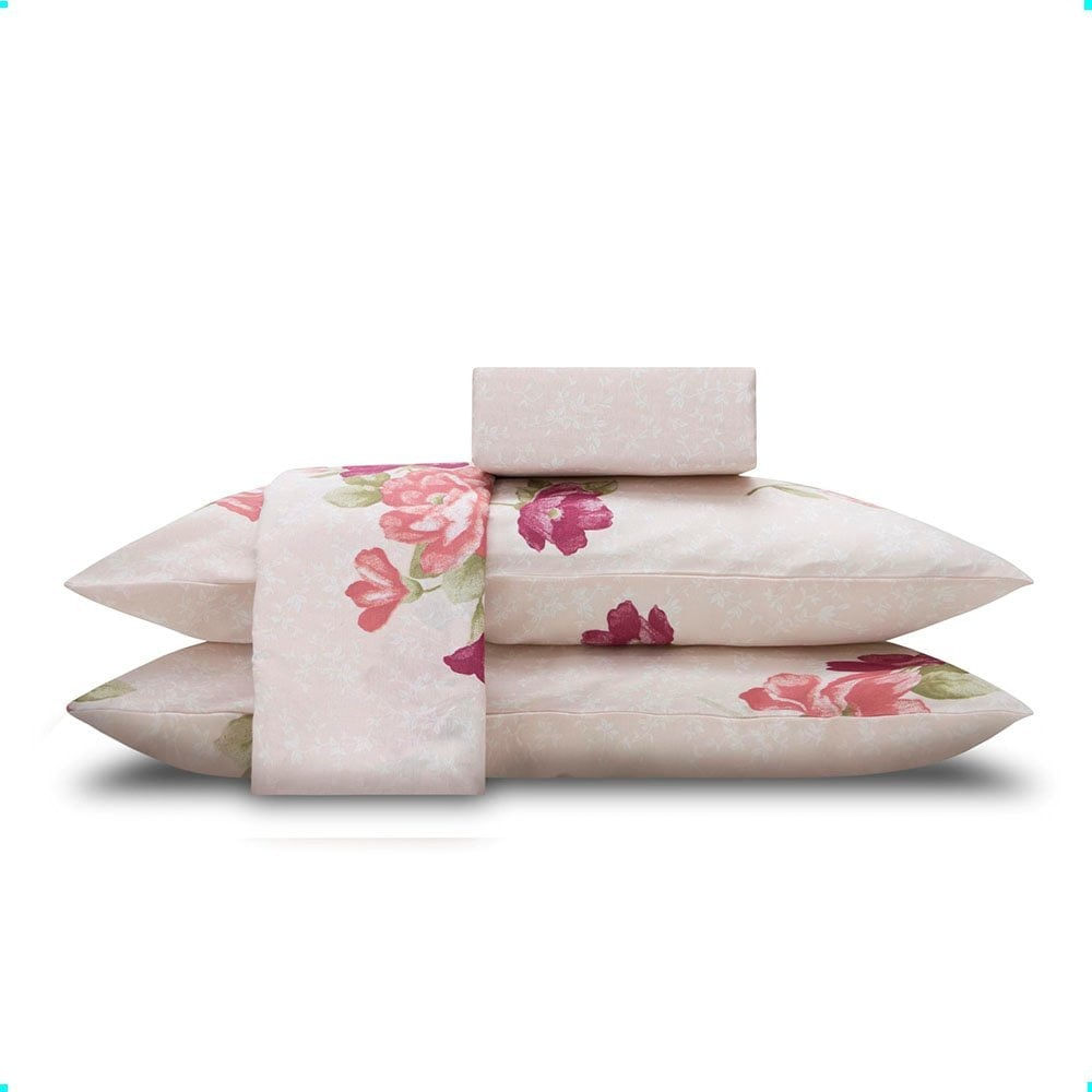Jogo De Cama Queen Duplo 4 peças Perla 250x240cm 140F Realce