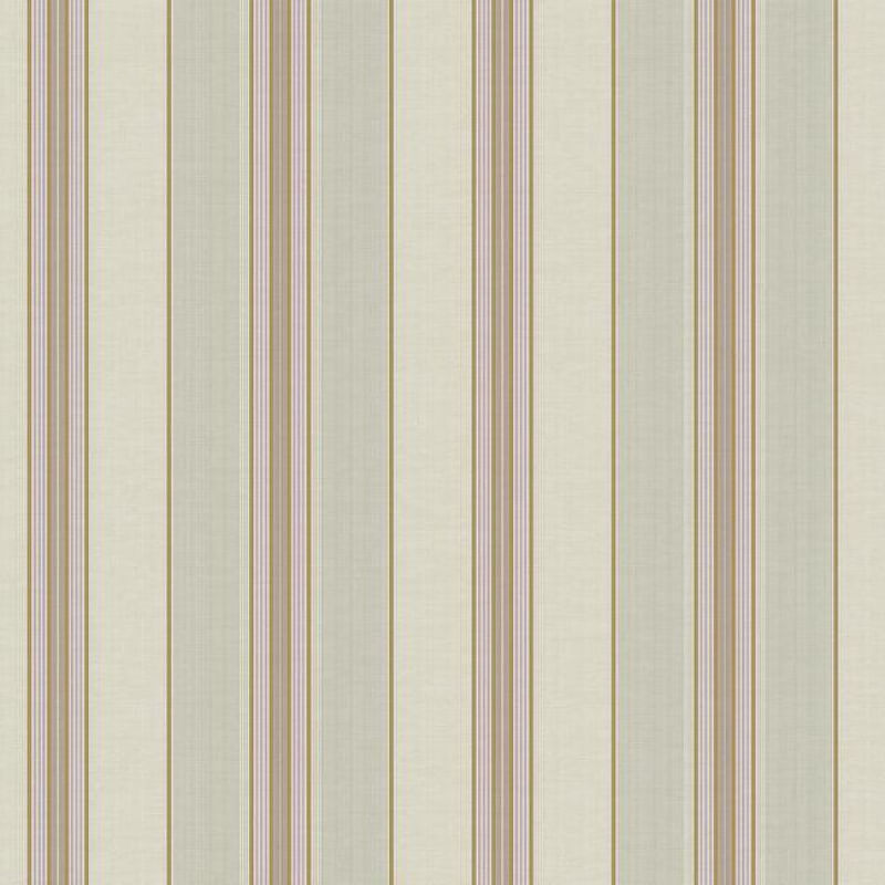 Papel de Parede Waverly Stripes Lovers Lane Bege/Lilás WA7780 - Rolo: 10m x 0,52m